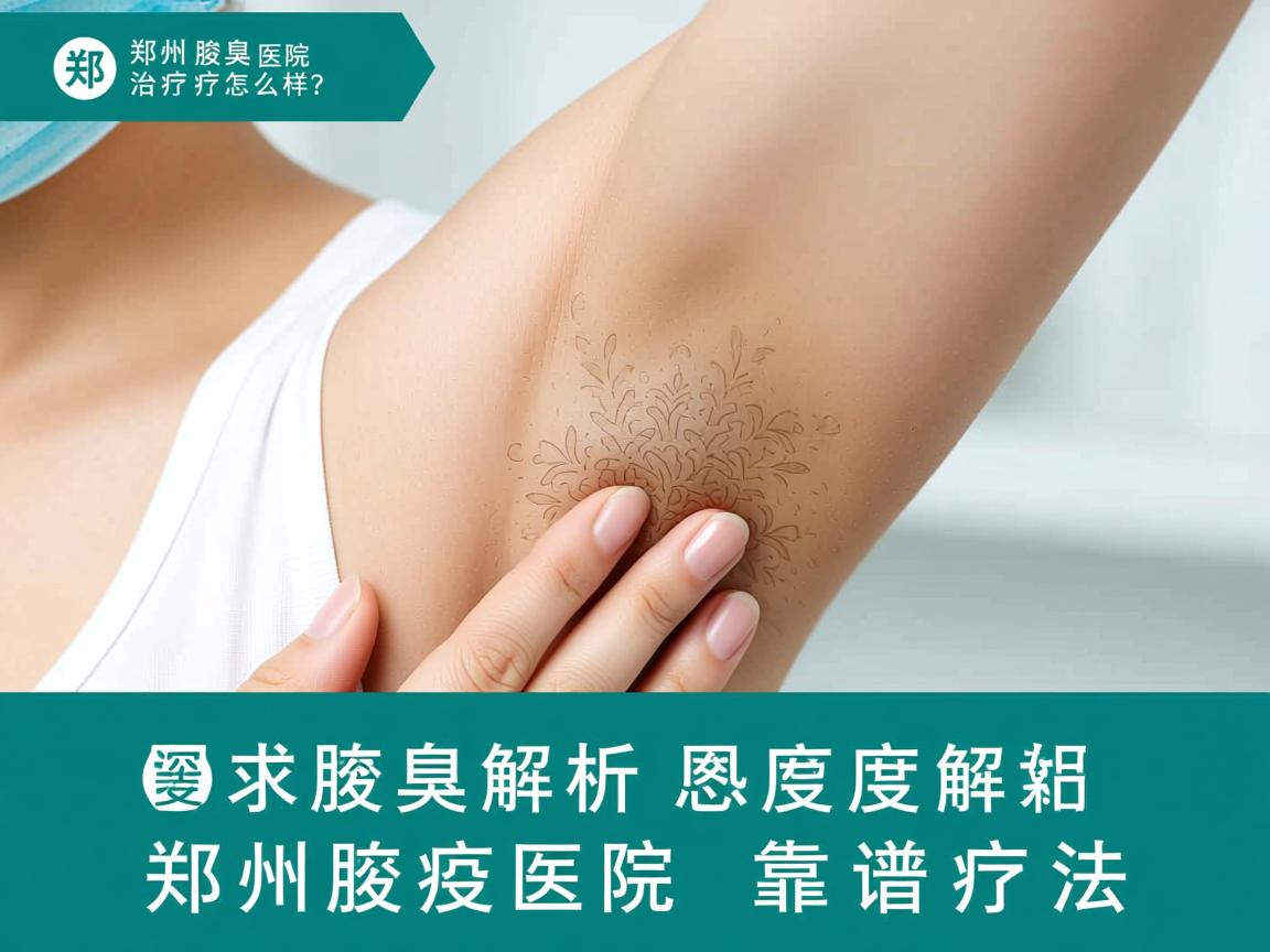 郑州腋臭医院治疗怎么样？深度解析郑州腋臭医院的靠谱疗法