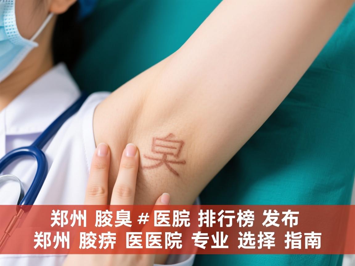 郑州腋臭医院排行榜发布，郑州腋臭医院专业选择指南