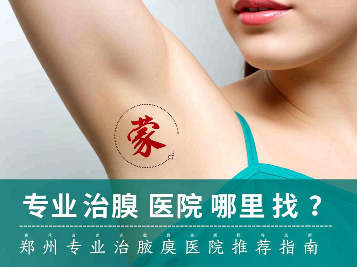 专业治腋臭医院哪里找？郑州专业治腋臭医院推荐指南