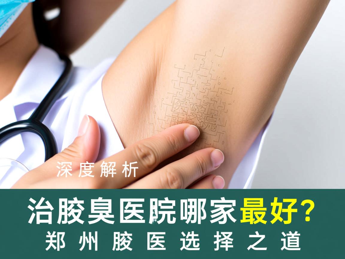 郑州治腋臭医院哪家最好？深度解析郑州腋臭医院的选择之道
