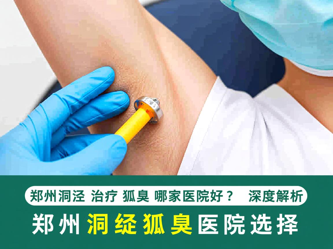 郑州洞泾治疗狐臭哪家医院好？深度解析郑州洞泾狐臭医院选择