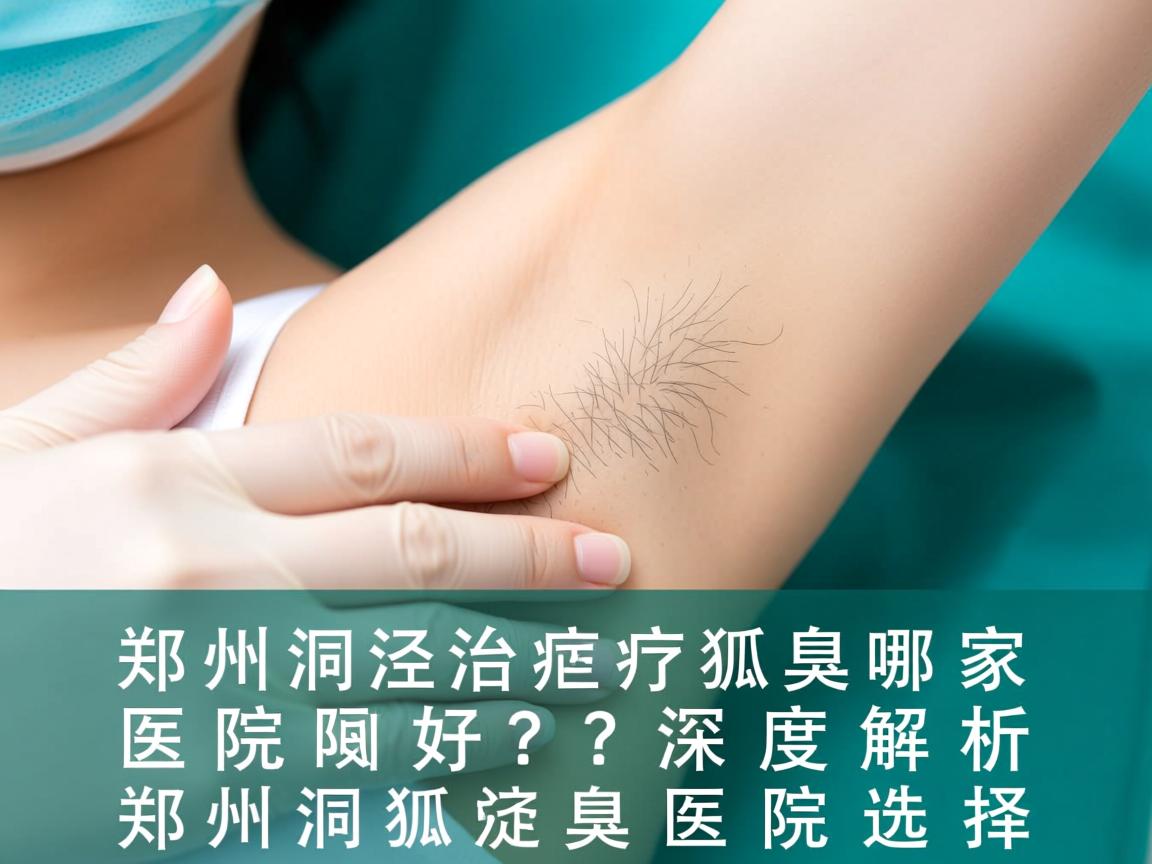郑州洞泾治疗狐臭哪家医院好？深度解析郑州洞泾狐臭医院选择