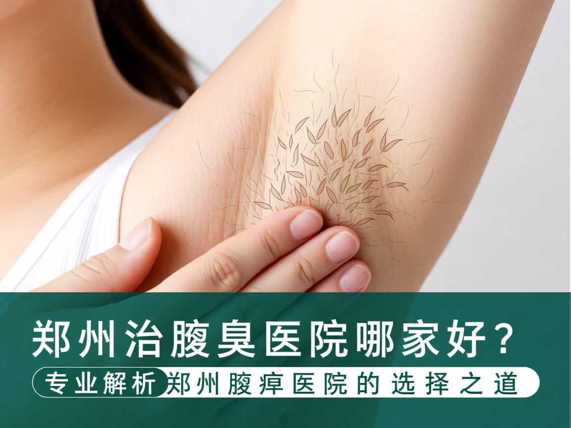 郑州治腋臭医院哪家好？专业解析郑州腋臭医院的选择之道