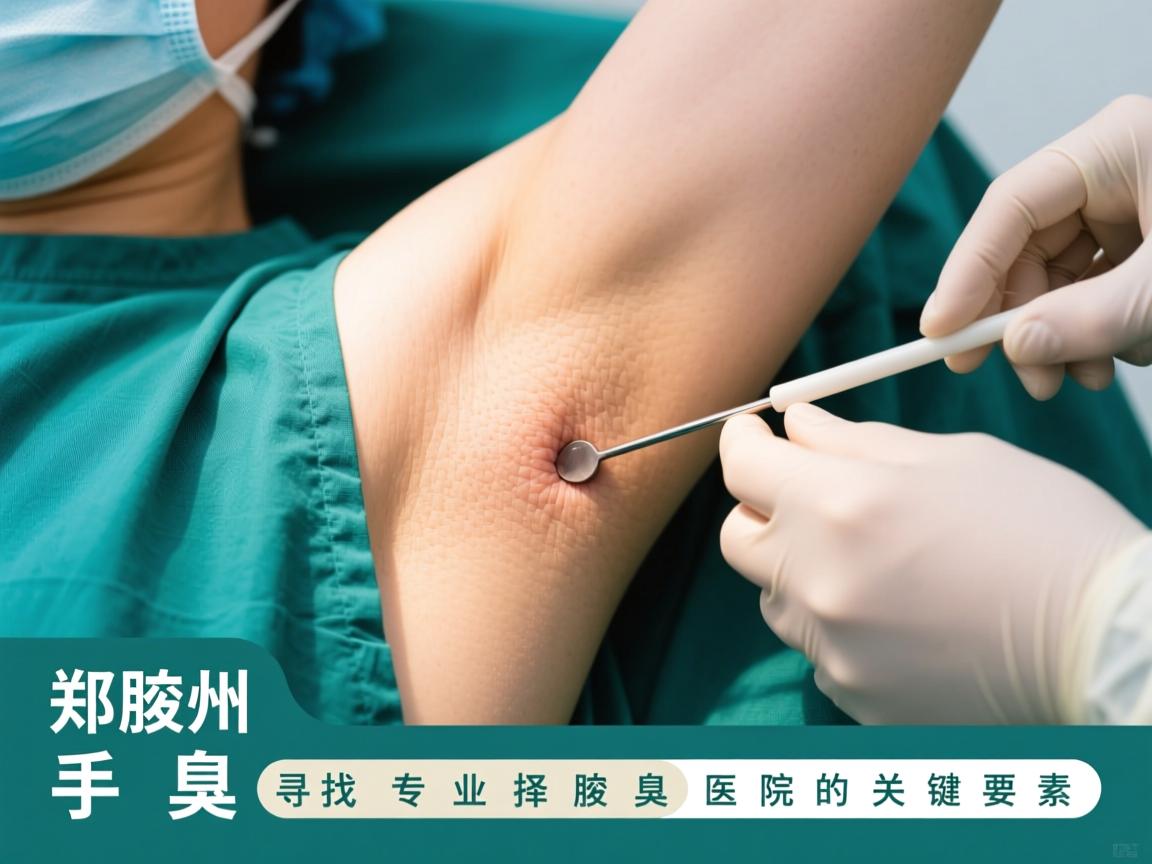 郑州腋臭手术选择指南，寻找郑州专业腋臭医院的关键要素