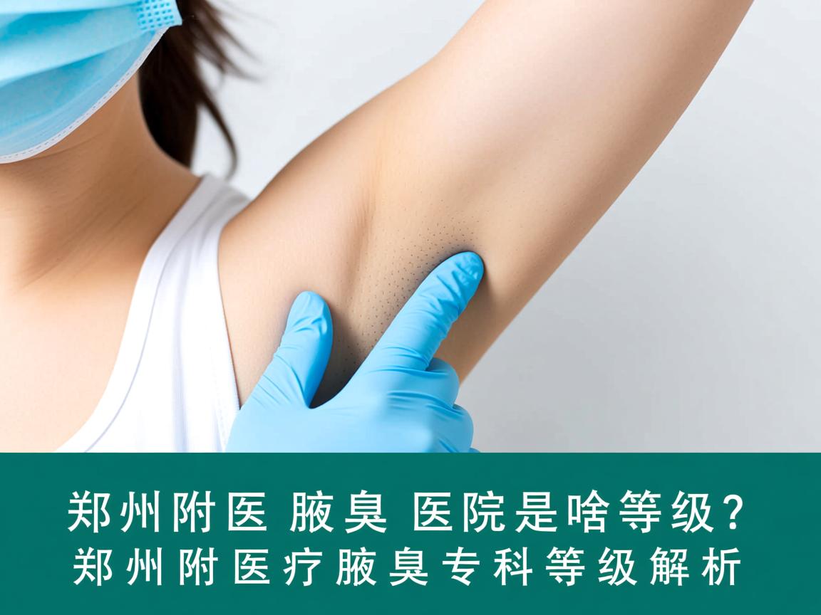 郑州附医腋臭医院是啥等级？郑州附医腋臭专科等级解析