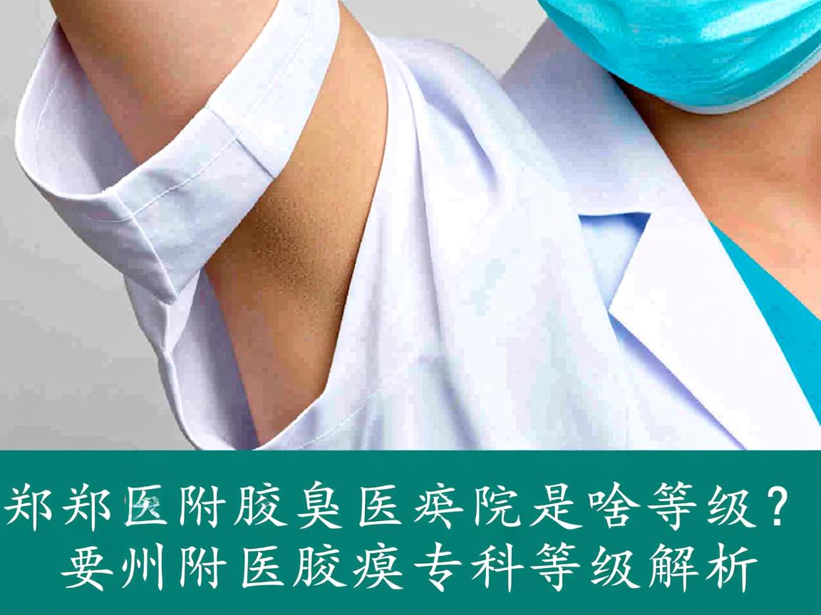 郑州附医腋臭医院是啥等级？郑州附医腋臭专科等级解析