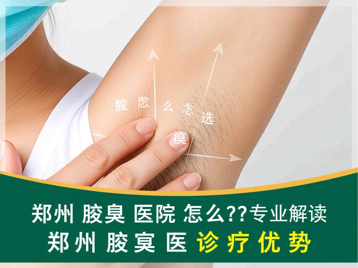 郑州腋臭医院怎么选？专业解读郑州腋臭医院的诊疗优势