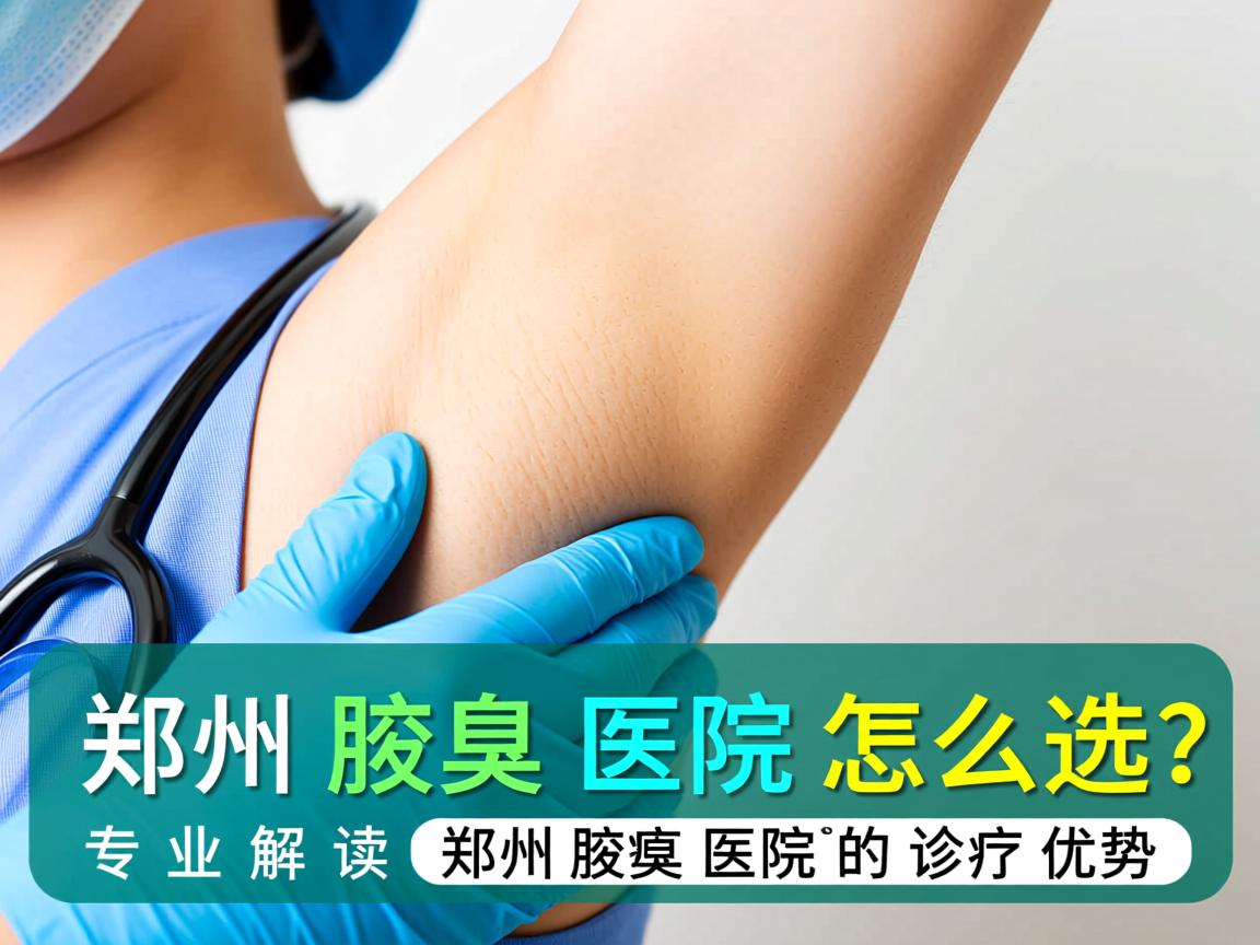 郑州腋臭医院怎么选？专业解读郑州腋臭医院的诊疗优势