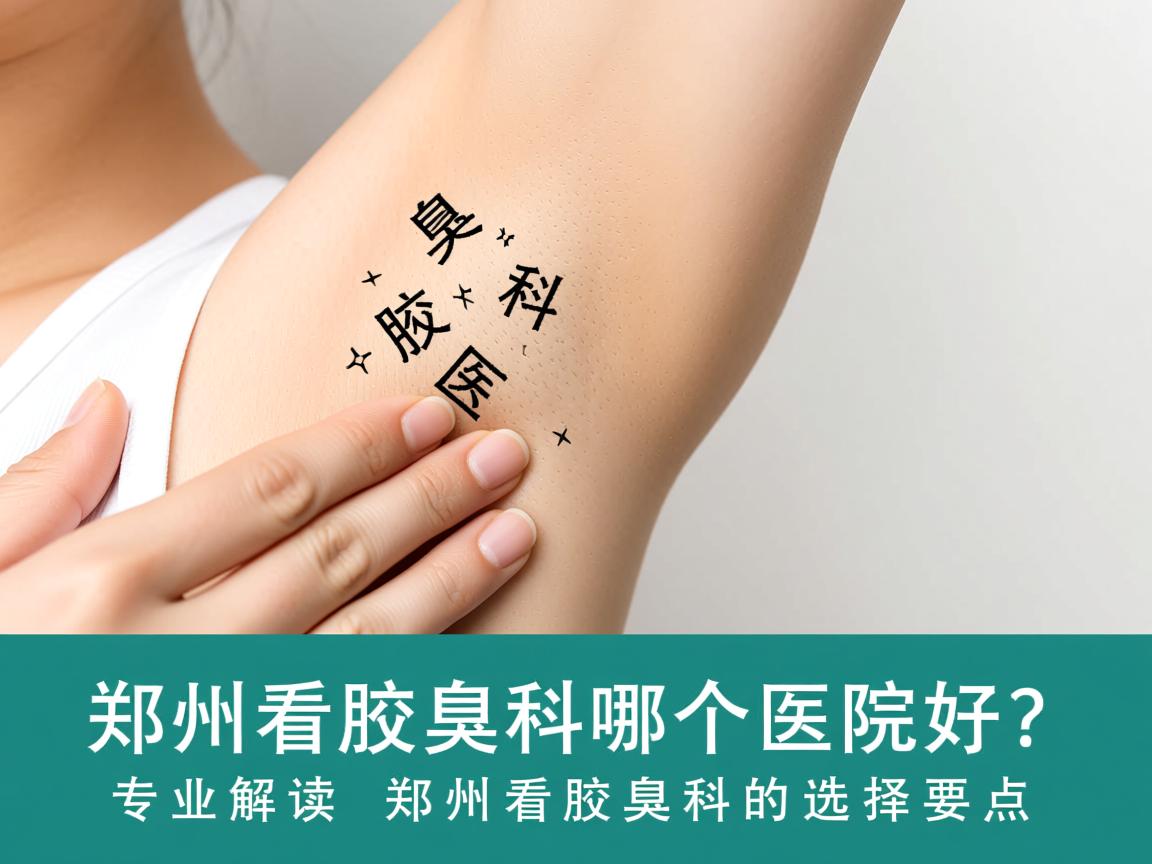郑州看腋臭科哪个医院好？专业解读郑州看腋臭科的选择要点
