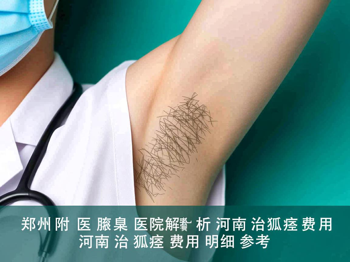 郑州附医腋臭医院解析，河南治狐臭费用，河南治狐臭费用明细参考