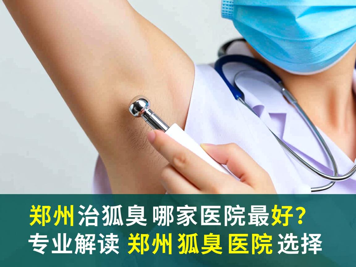 郑州治狐臭哪家医院最好？专业解读郑州狐臭医院选择