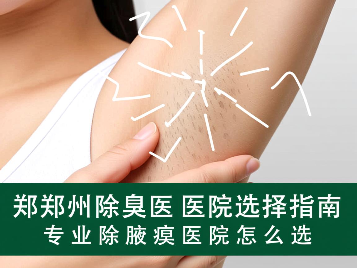 郑州除腋臭医院选择指南，专业除腋臭医院怎么选
