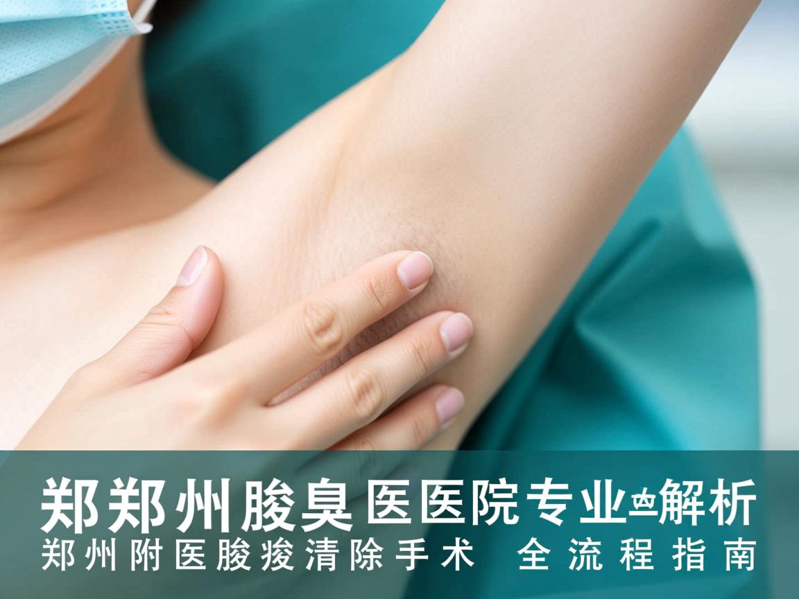 郑州腋臭医院专业解析，郑州附医腋臭清除手术的全流程指南