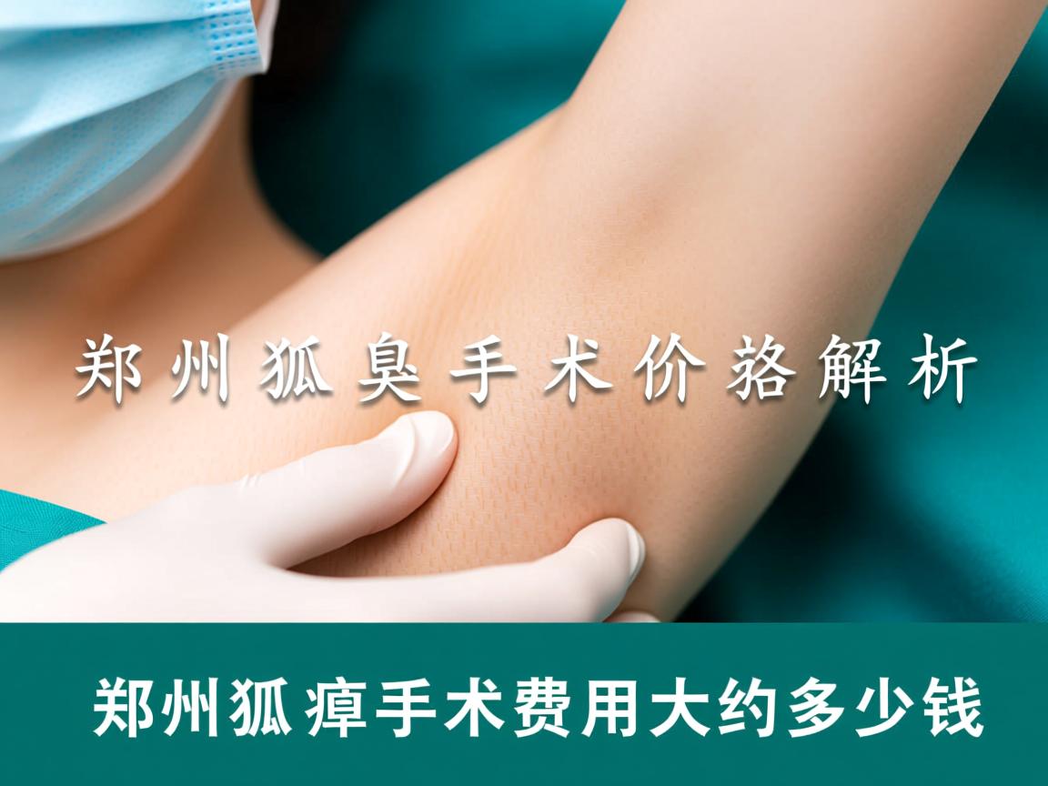 郑州狐臭手术价格解析，郑州狐臭手术费用大约多少钱