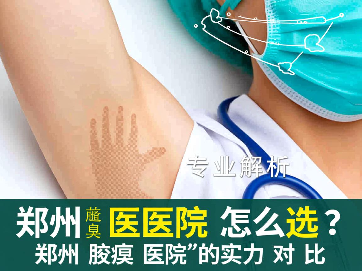 郑州腋臭医院怎么选？专业解析郑州腋臭医院的实力对比
