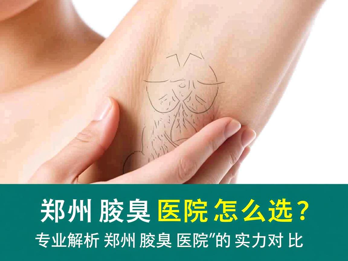 郑州腋臭医院怎么选？专业解析郑州腋臭医院的实力对比
