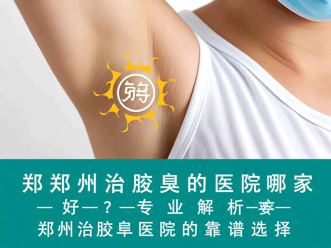 郑州治腋臭的医院哪家好？专业解析郑州治腋臭医院的靠谱选择