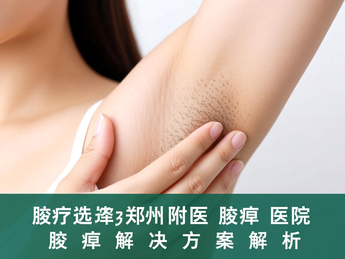 腋臭治疗选择，郑州附医腋臭医院的腋臭解决方案解析
