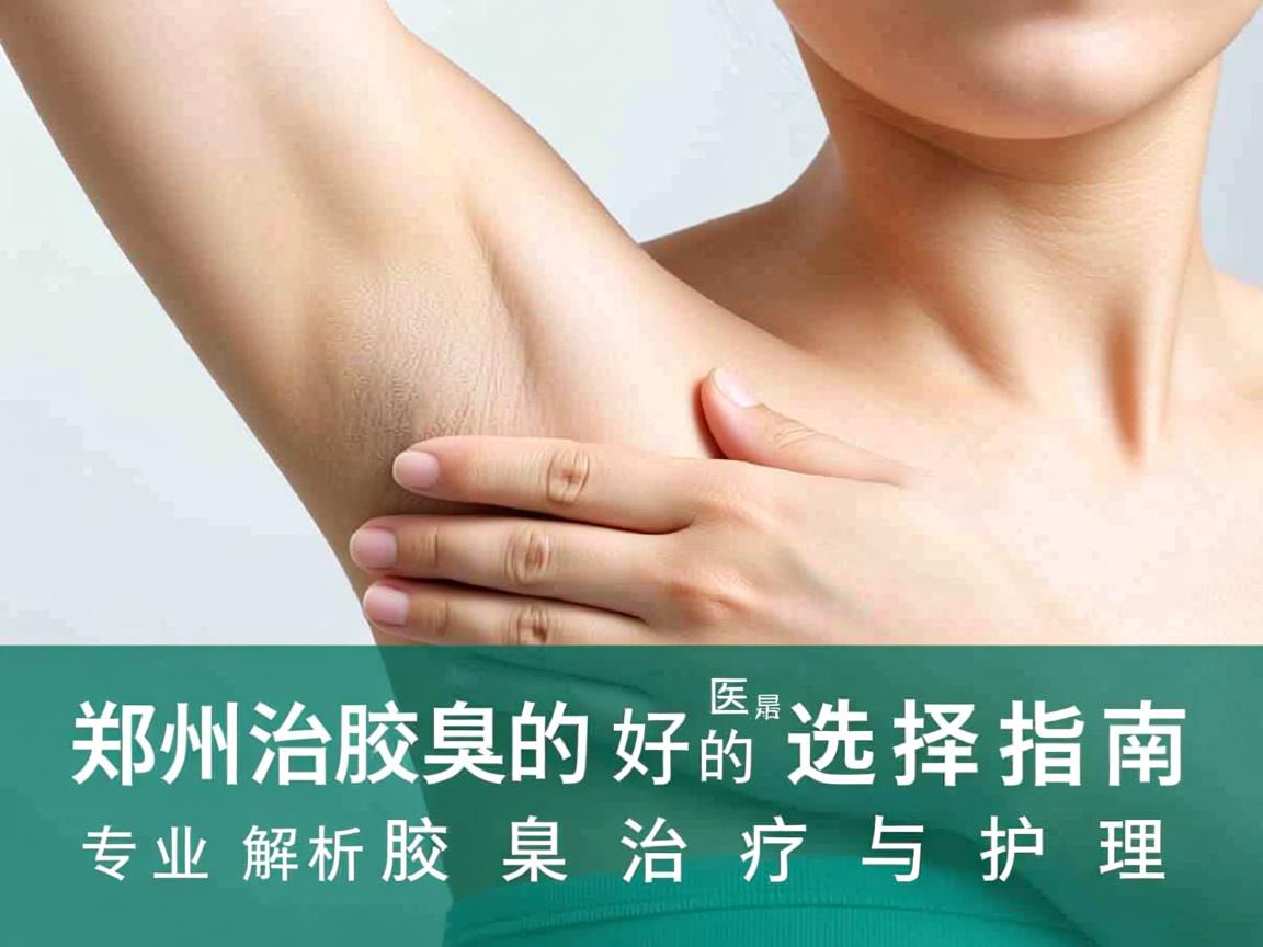 郑州治腋臭的医院效果好的选择指南，专业解析腋臭治疗与护理