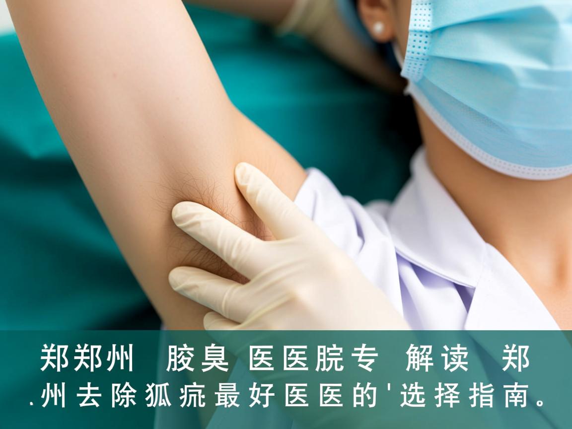 郑州腋臭医院专业解读，郑州去除狐臭最好医院的选择指南
