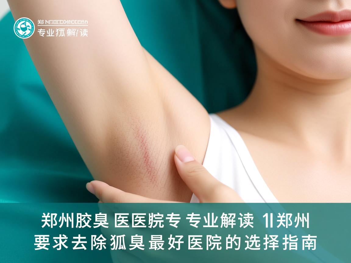 郑州腋臭医院专业解读，郑州去除狐臭最好医院的选择指南