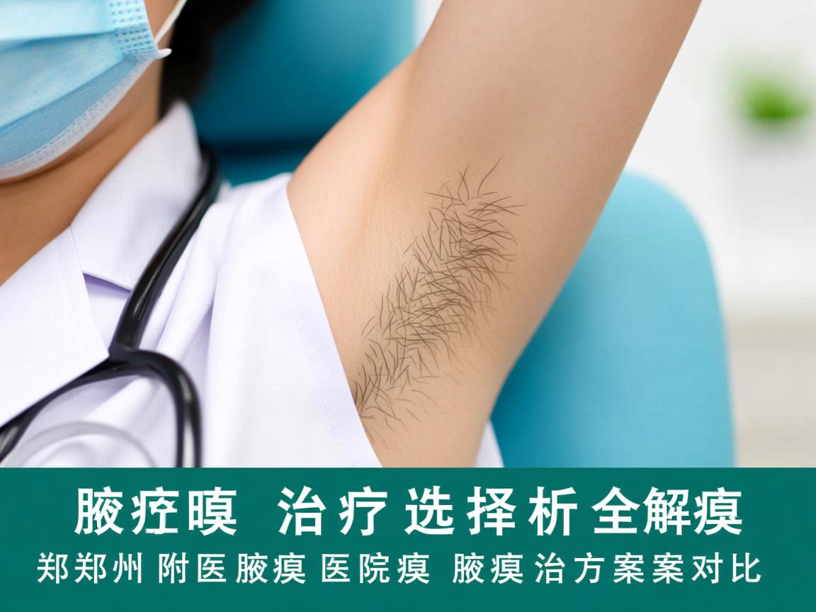 腋臭治疗选择全解析,郑州附医腋臭医院的腋臭治疗方案对比 腋臭治疗选择全解析,郑州附医腋臭医院的腋臭治疗方案对比