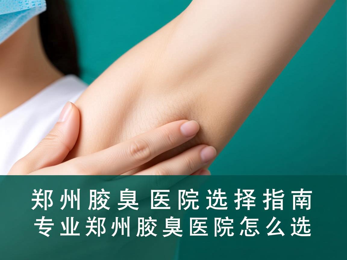 郑州腋臭医院选择指南，专业郑州腋臭医院怎么选
