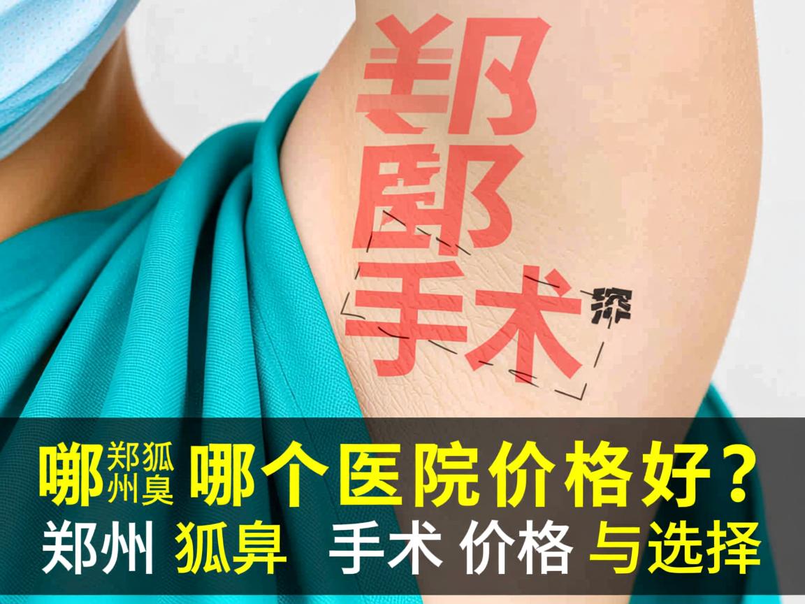郑州狐臭手术哪个医院价格好？深度解析郑州狐臭手术价格与选择