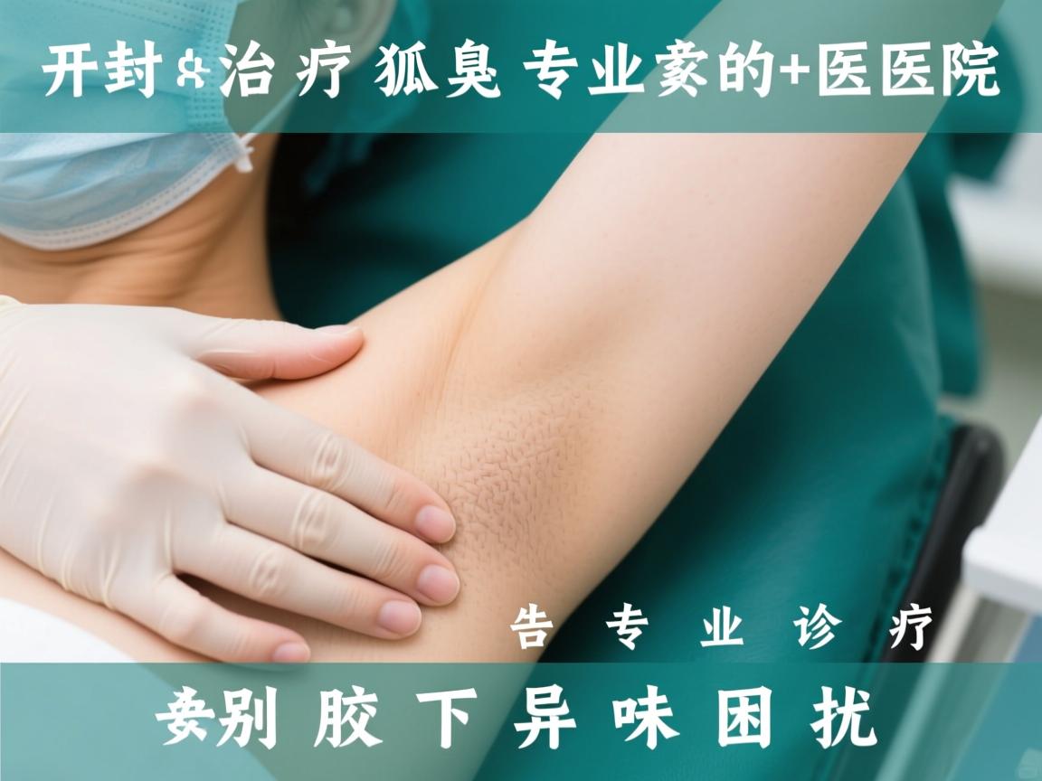 开封治疗狐臭专业的医院，专业诊疗，告别腋下异味困扰