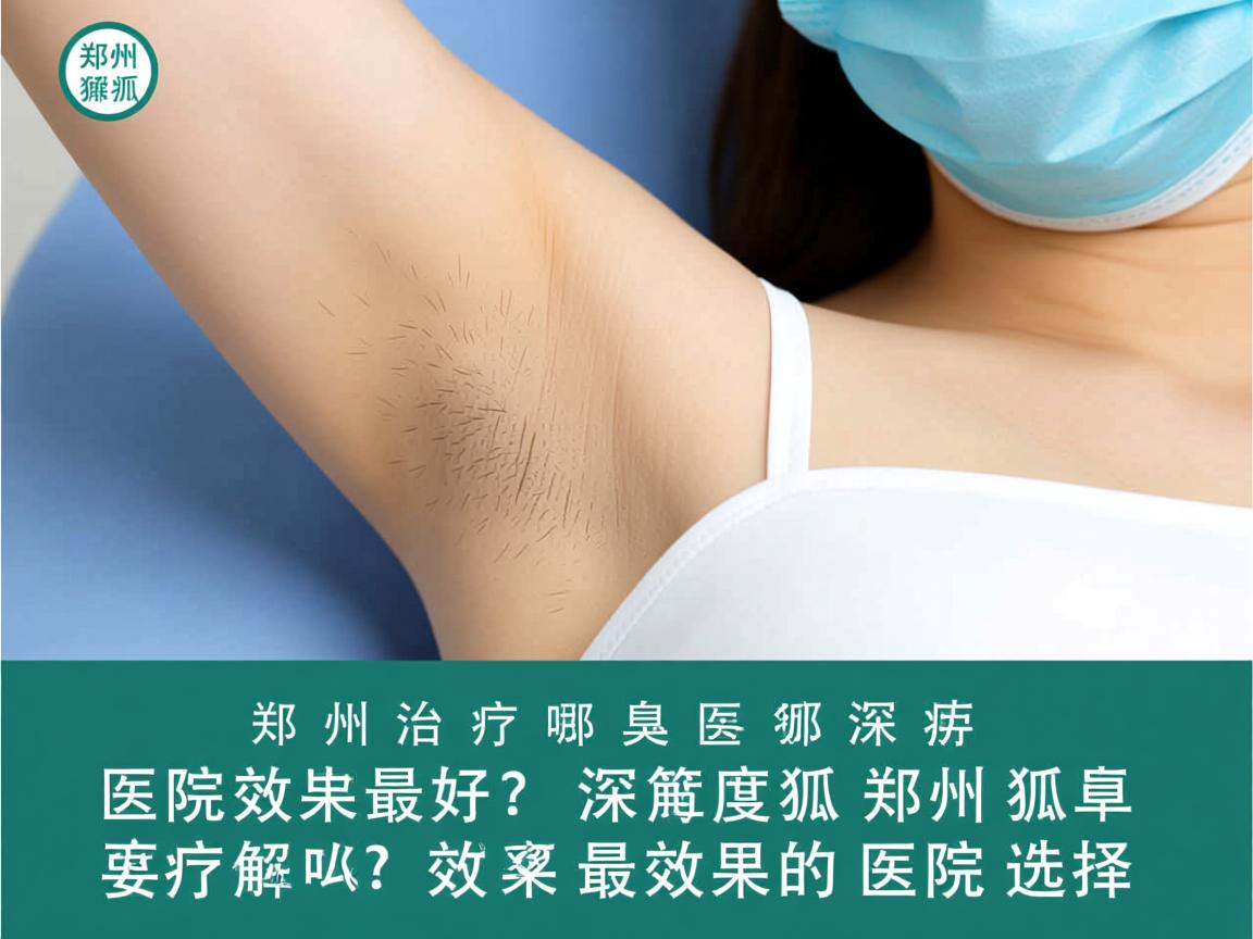 郑州治疗狐臭哪家医院效果最好？深度解析郑州狐臭治疗效果最好的医院选择