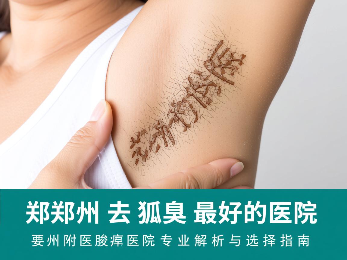 郑州去狐臭最好的医院，郑州附医腋臭医院专业解析与选择指南