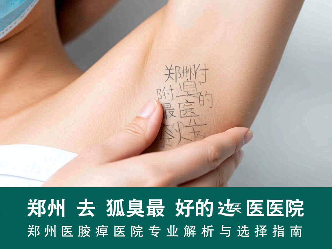 郑州去狐臭最好的医院，郑州附医腋臭医院专业解析与选择指南