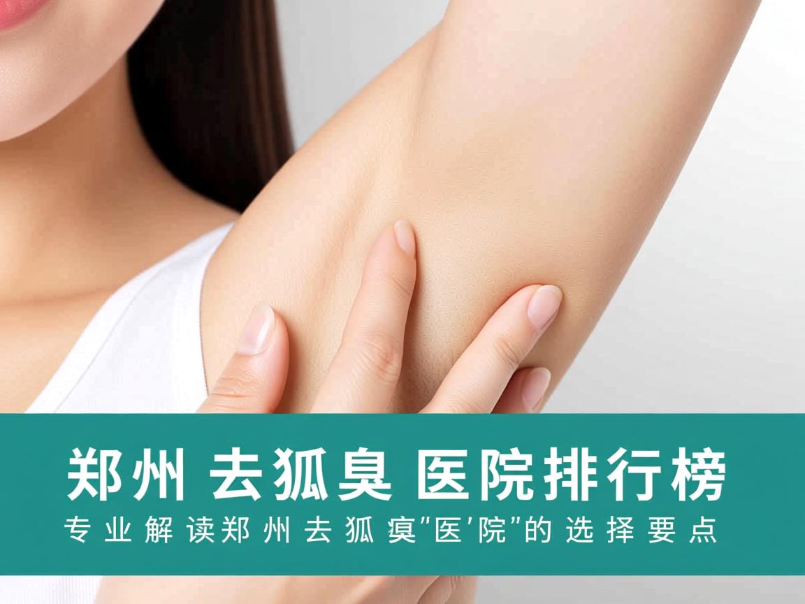 郑州去狐臭医院排行榜，专业解读郑州去狐臭医院的选择要点