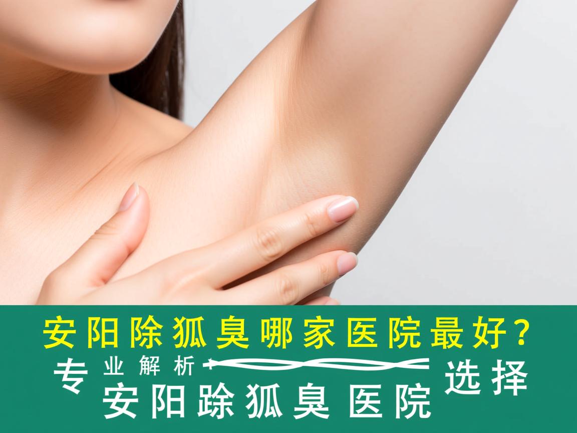 安阳除狐臭哪家医院最好？专业解析安阳除狐臭医院选择