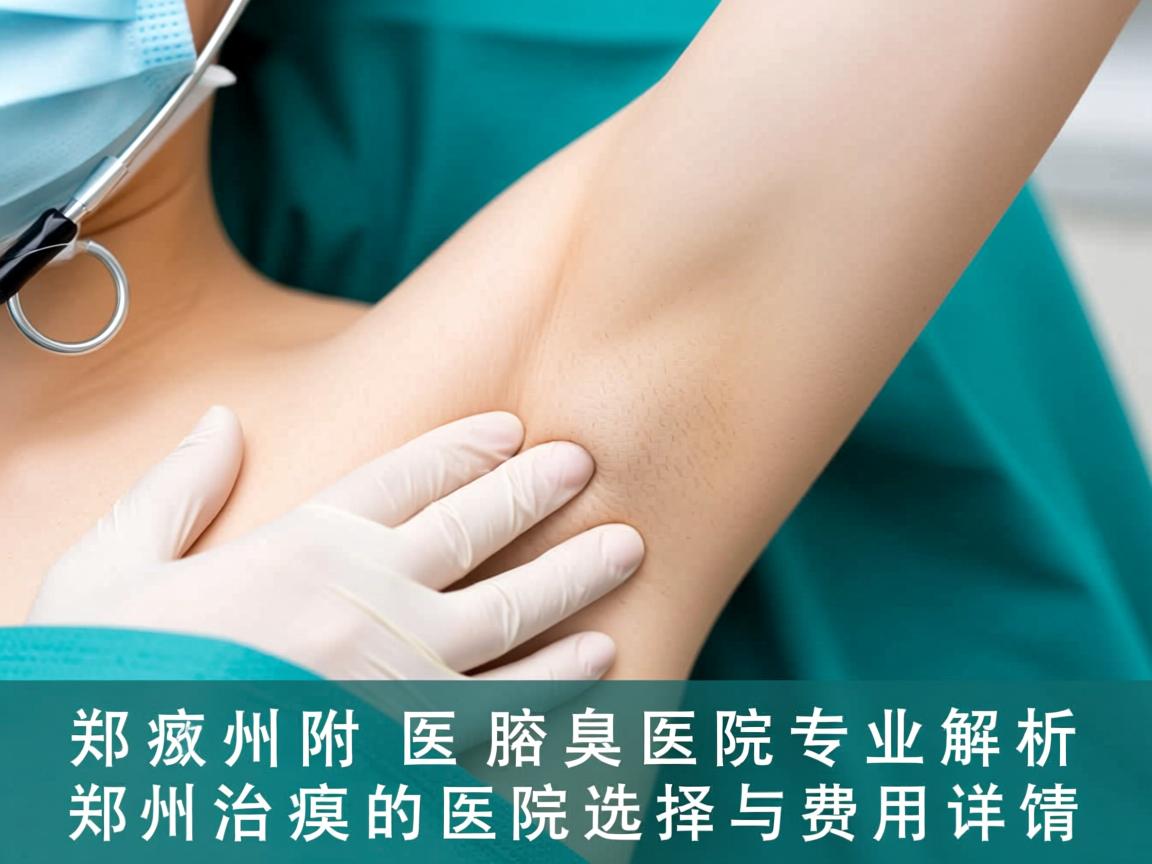 郑州附医腋臭医院专业解析，郑州治腋臭的医院选择与费用详情