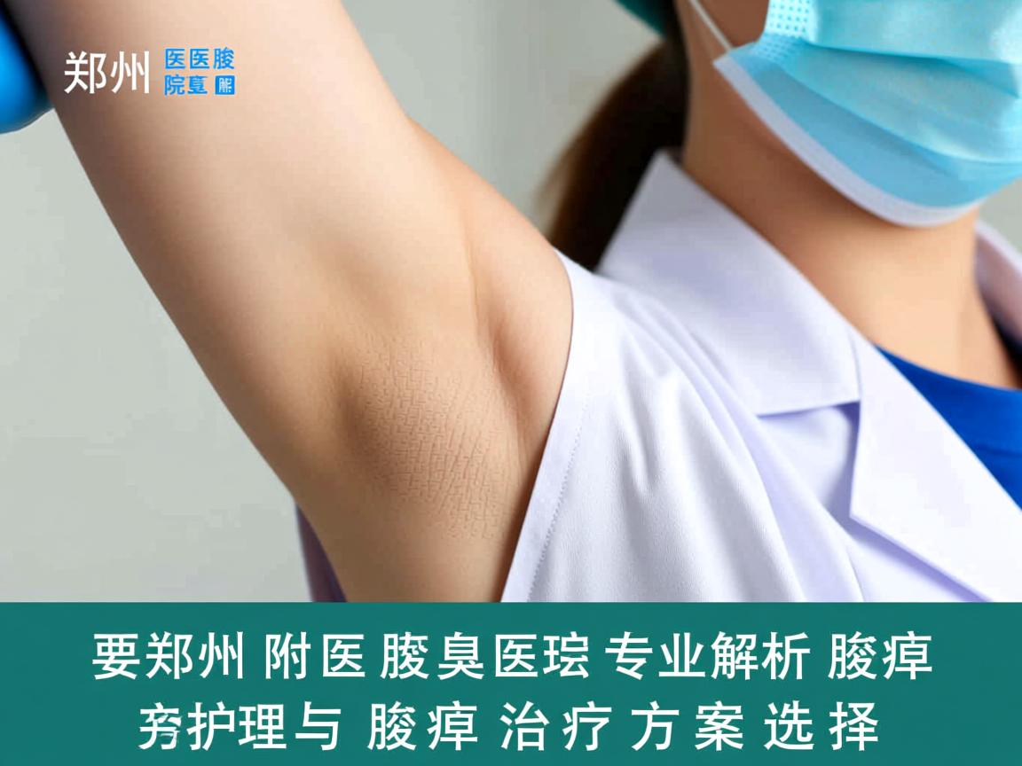 郑州附医腋臭医院专业解析，腋臭医疗护理与腋臭治疗方案选择