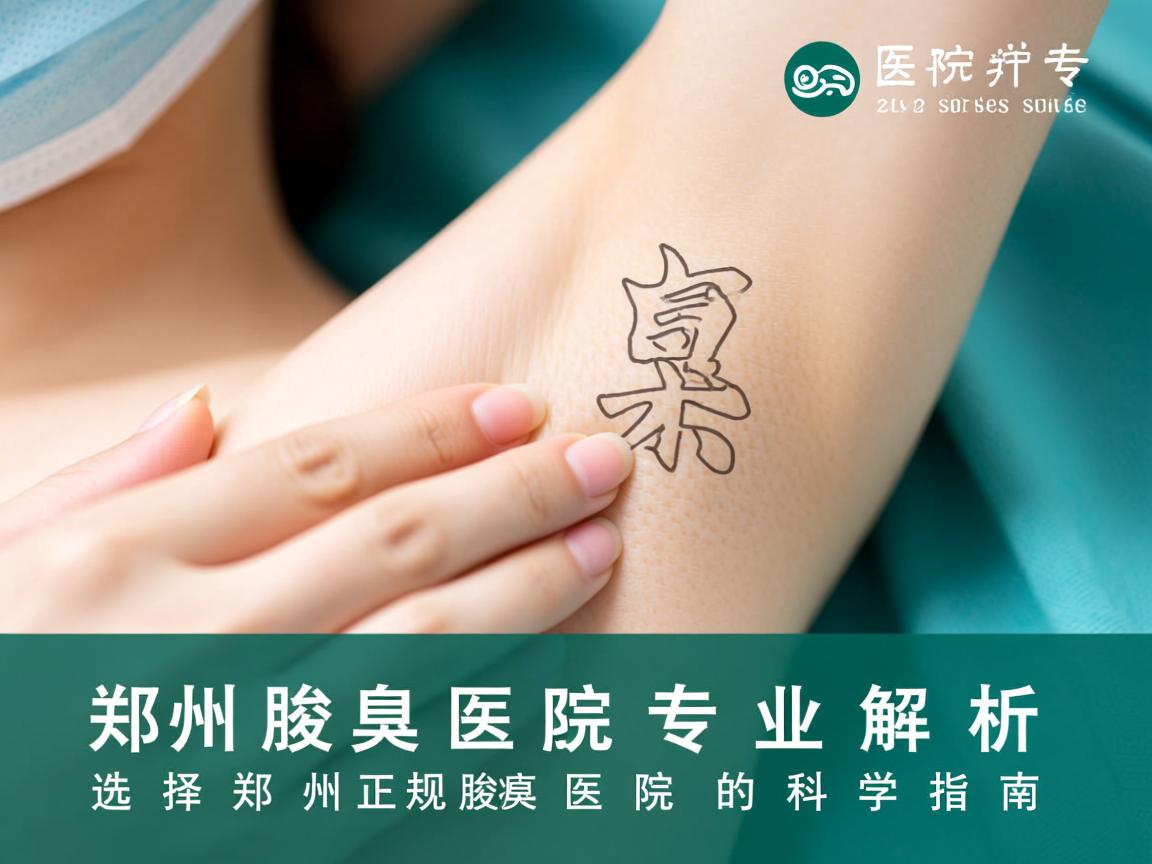 郑州腋臭医院专业解析，选择郑州正规腋臭医院的科学指南