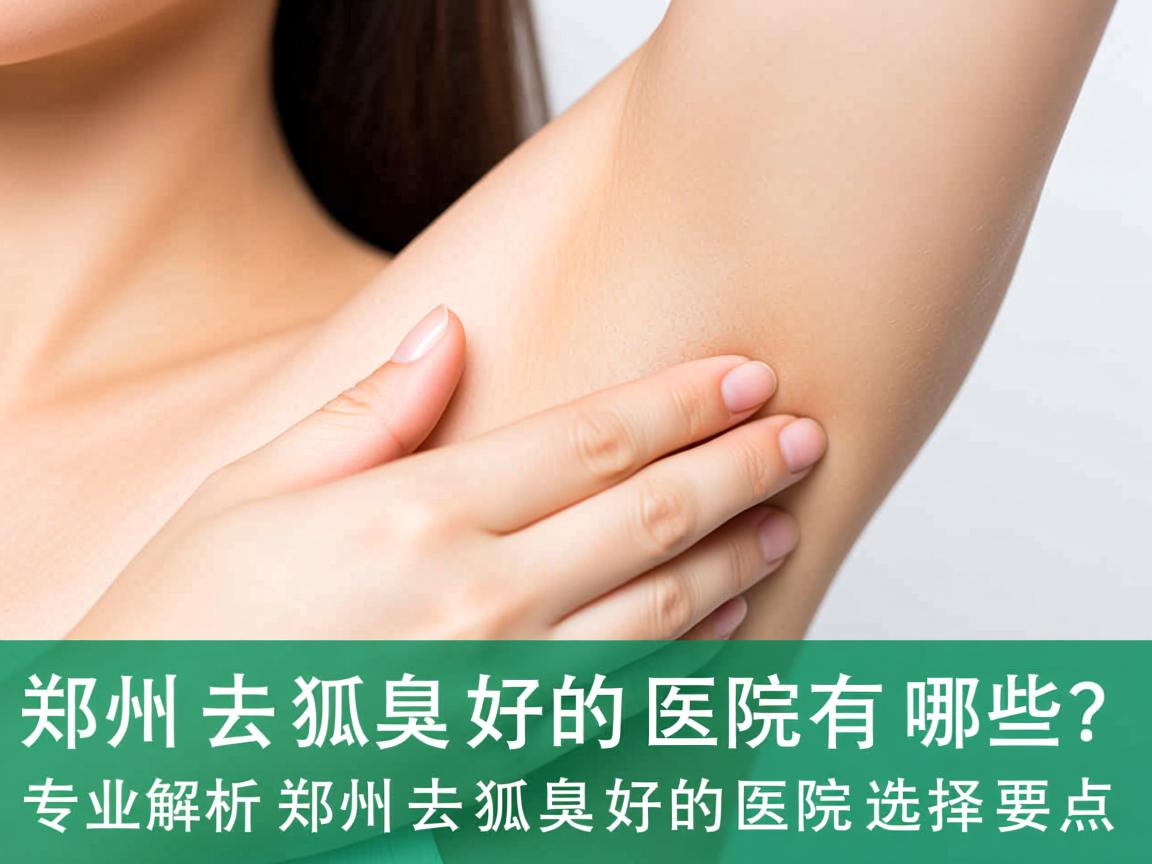 郑州去狐臭好的医院有哪些？专业解析郑州去狐臭好的医院选择要点