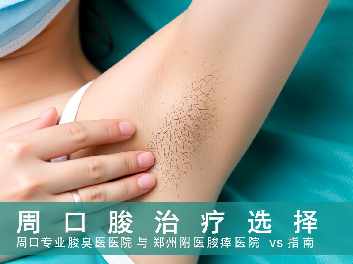 周口腋臭治疗选择，周口专业腋臭医院与郑州附医腋臭医院对比指南