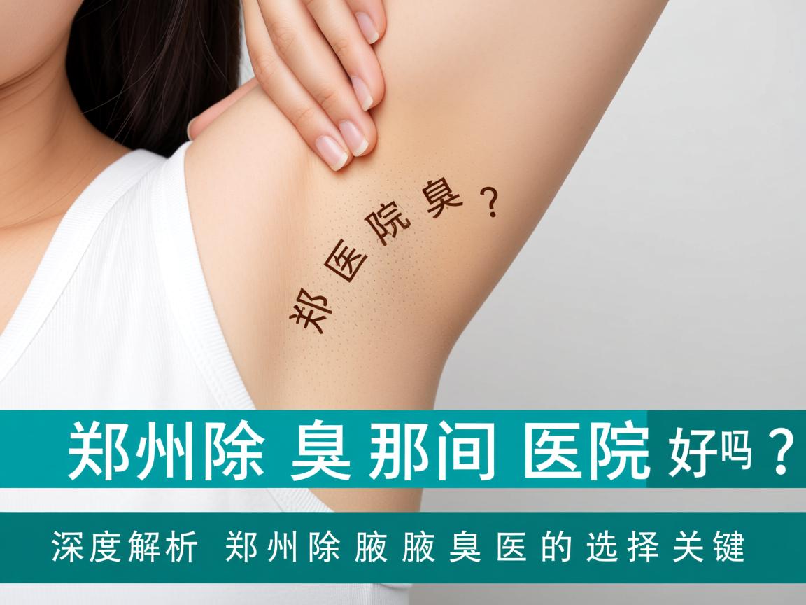 郑州除腋臭那间医院好吗？深度解析郑州除腋臭医院的选择关键