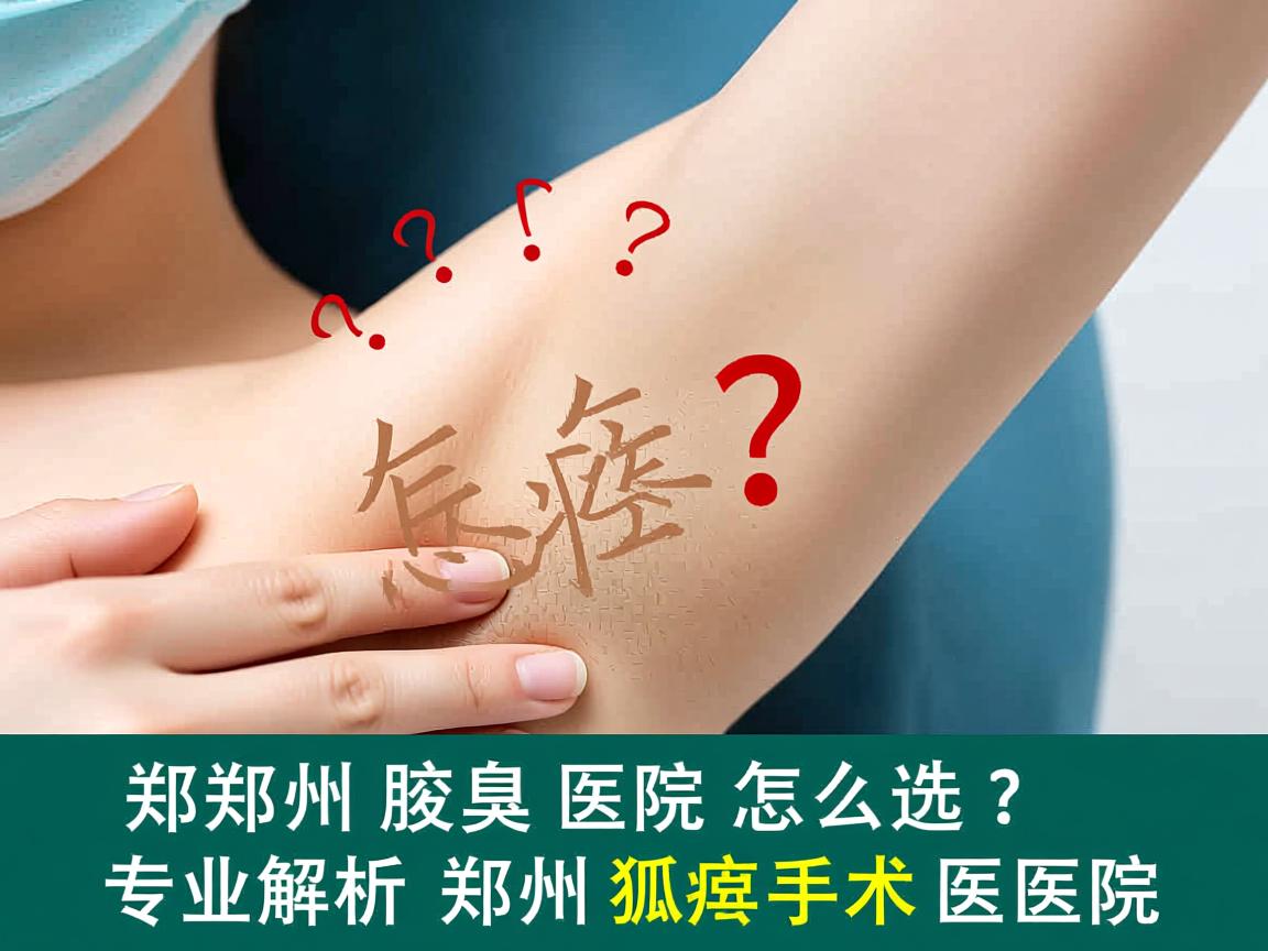 郑州腋臭医院怎么选？专业解析郑州狐臭手术医院