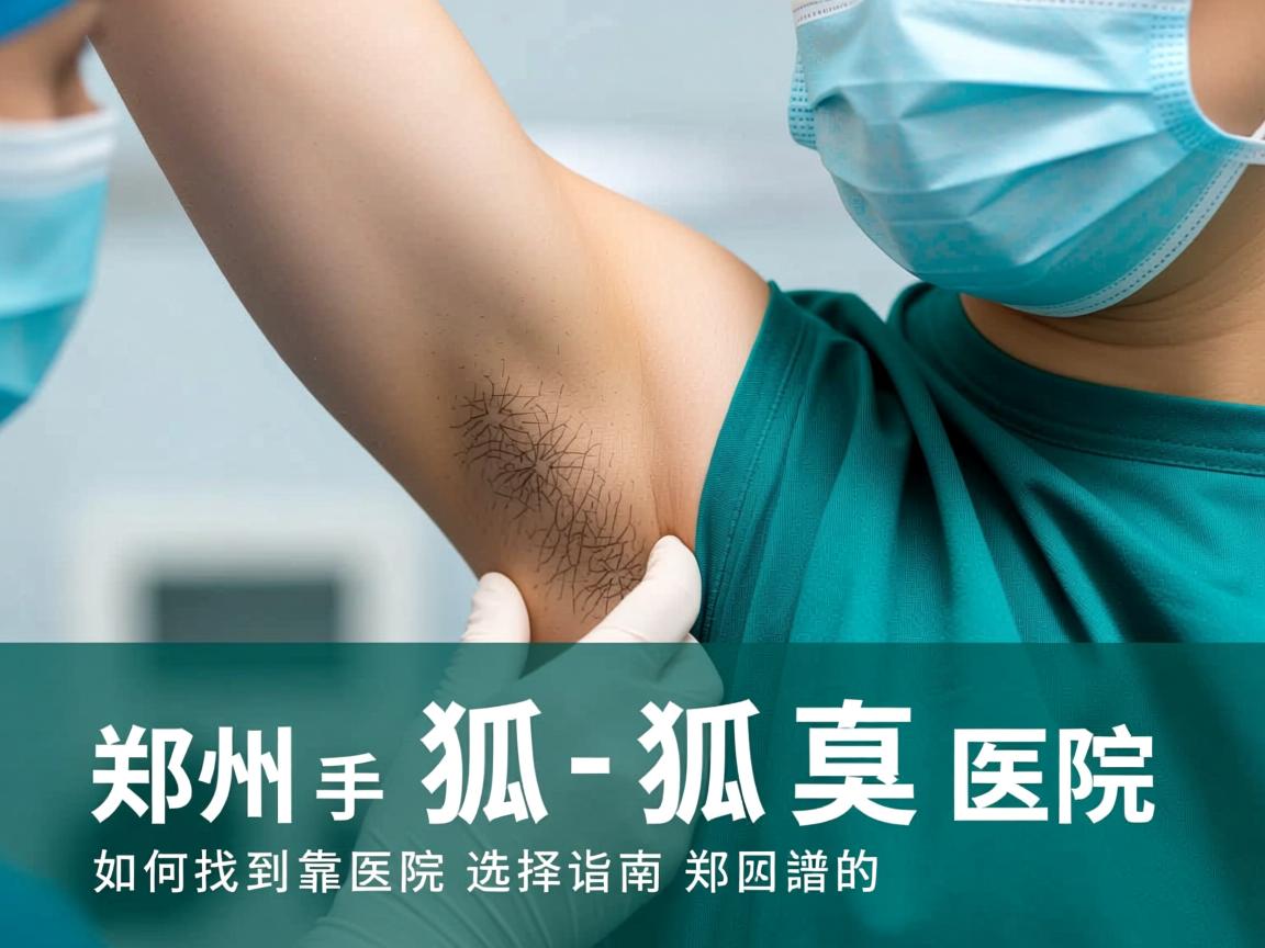郑州狐臭手术医院选择指南，如何找到靠谱的郑州狐臭医院
