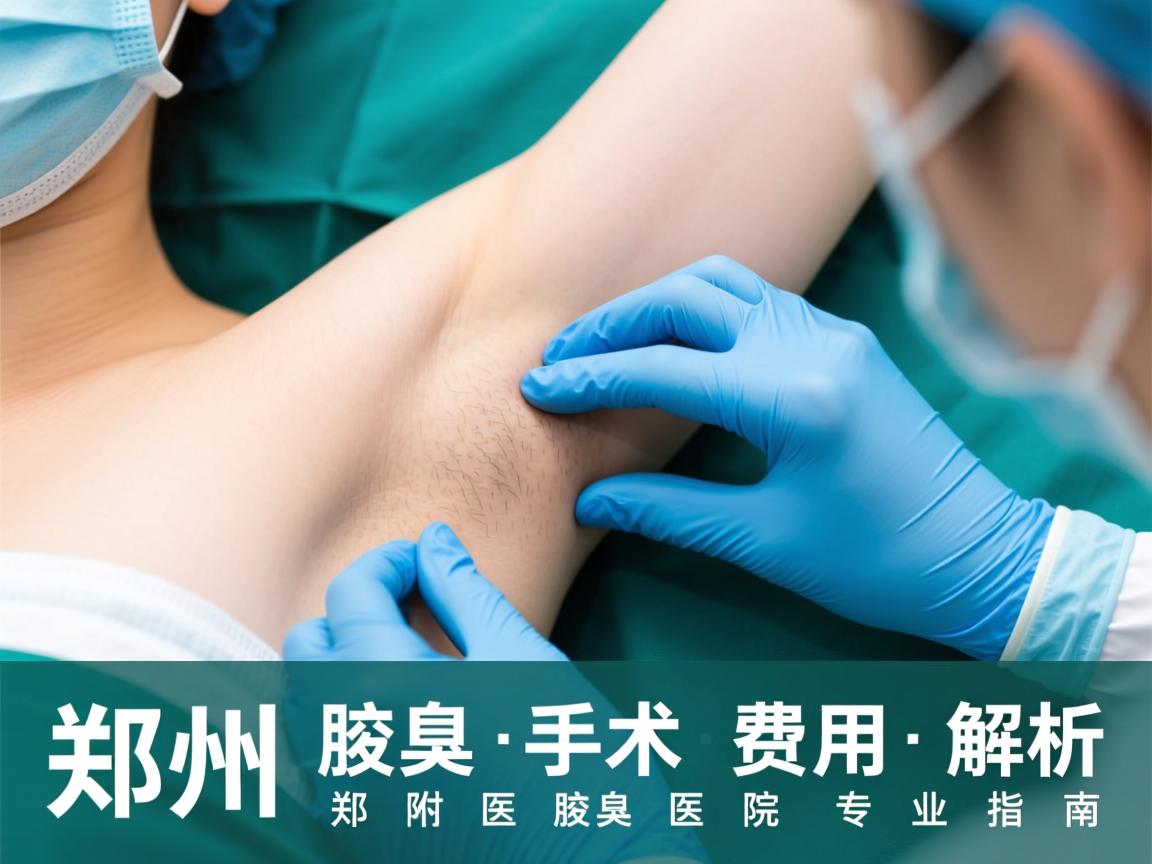 郑州腋臭手术费用解析，郑州附医腋臭医院专业指南