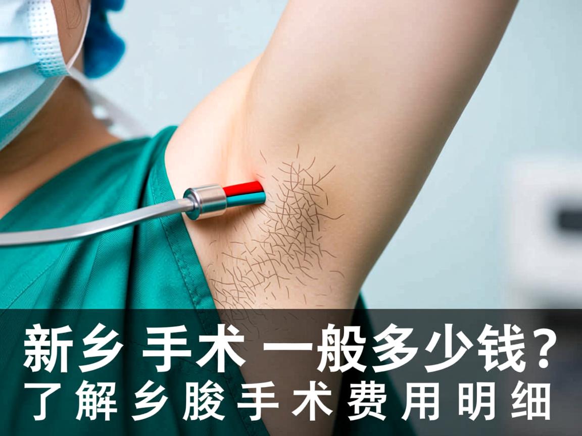 新乡腋臭手术一般多少钱？了解新乡腋臭手术费用明细