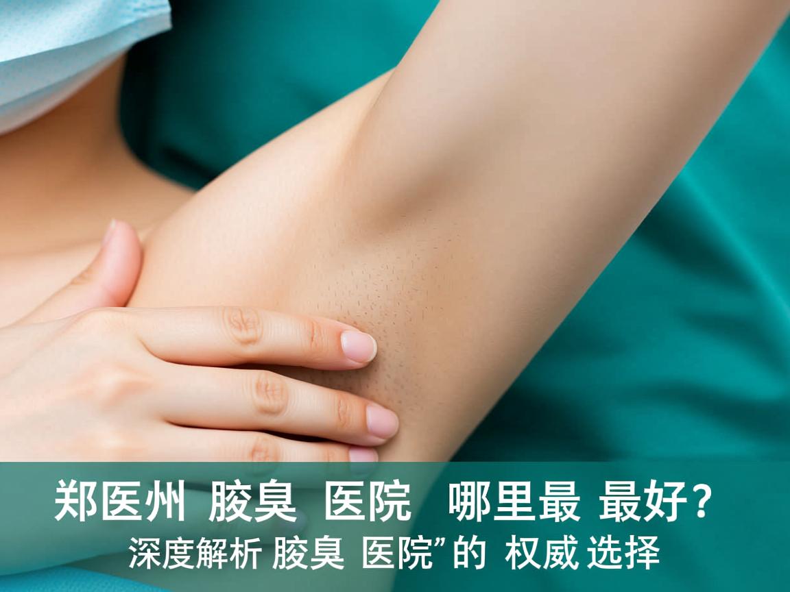 郑州腋臭医院哪里最好？深度解析郑州腋臭医院的权威选择