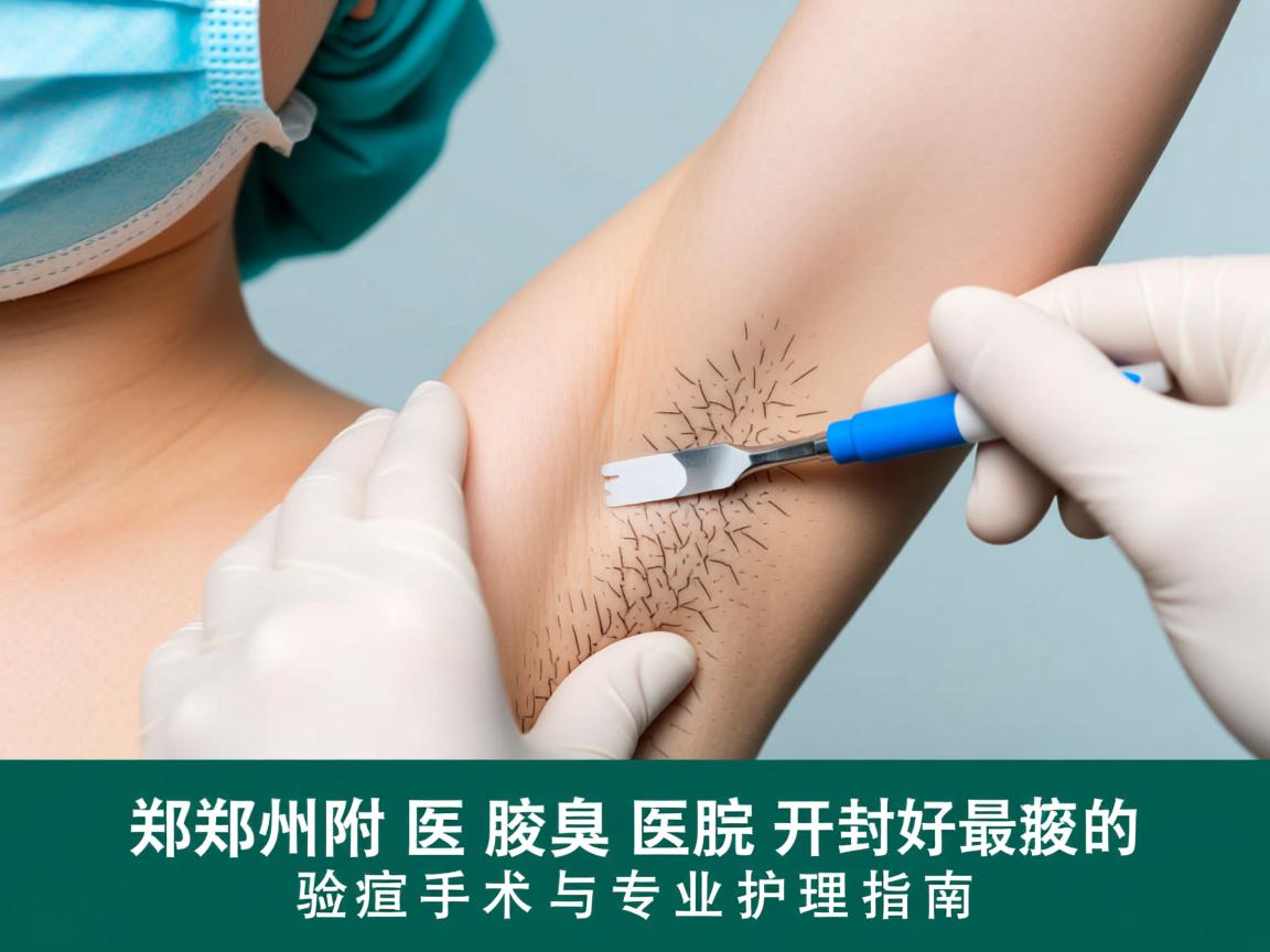 郑州附医腋臭医院，开封最好的腋臭手术与专业护理指南