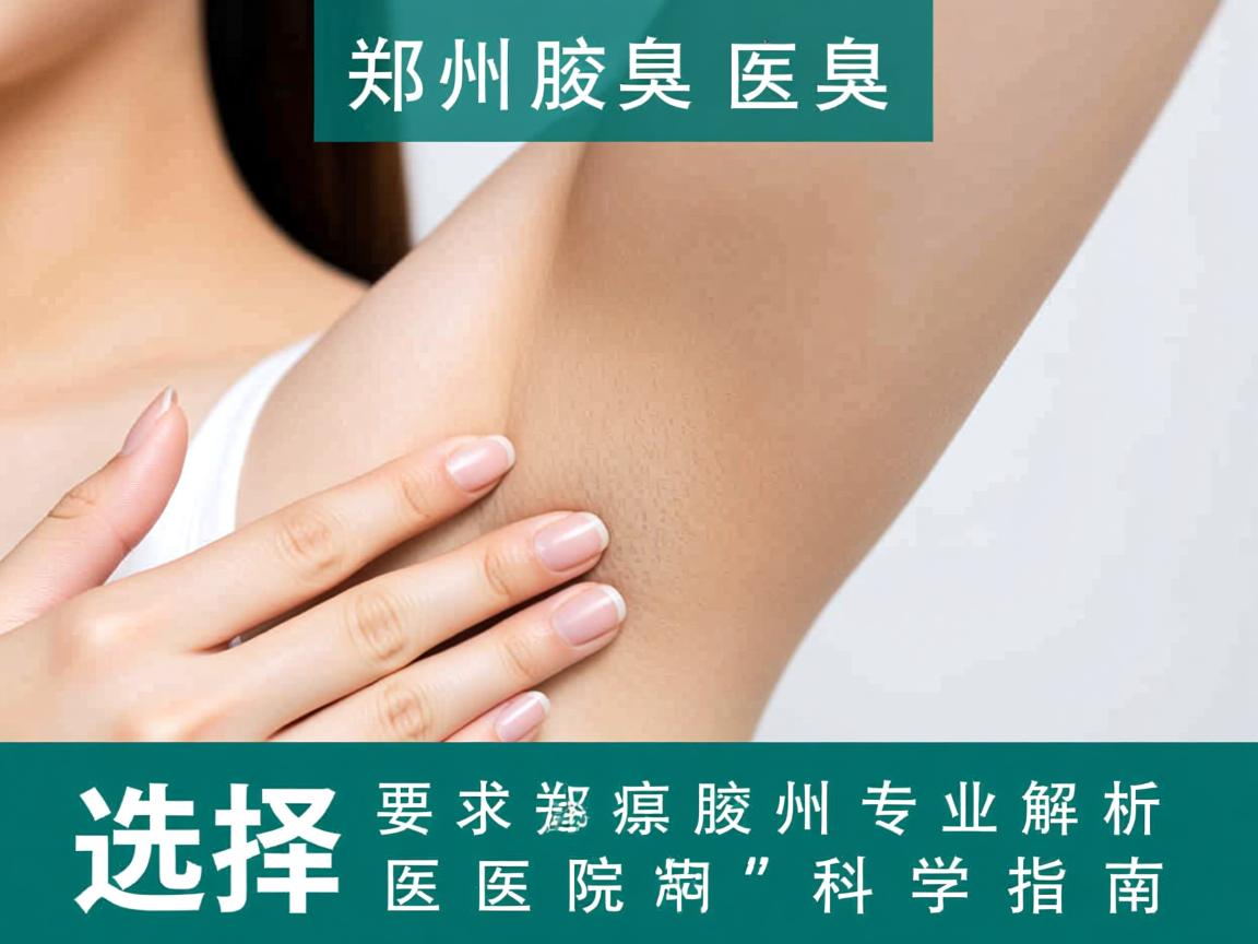 郑州腋臭医院专业解析，选择郑州腋臭医院的科学指南