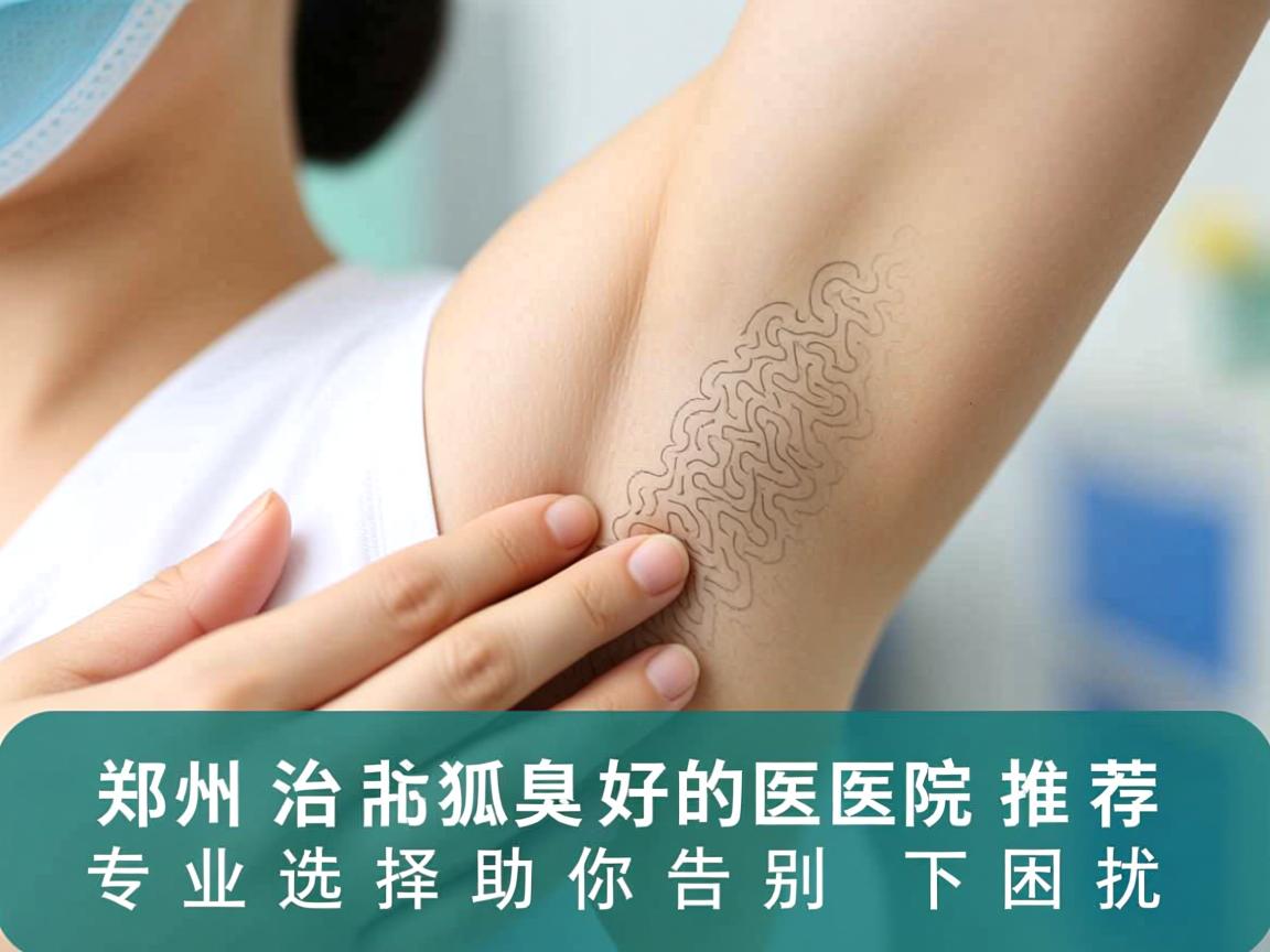 郑州治狐臭好的医院推荐,专业选择助你告别腋下困扰 郑州治狐臭好的医院推荐,专业选择助你告别腋下困扰