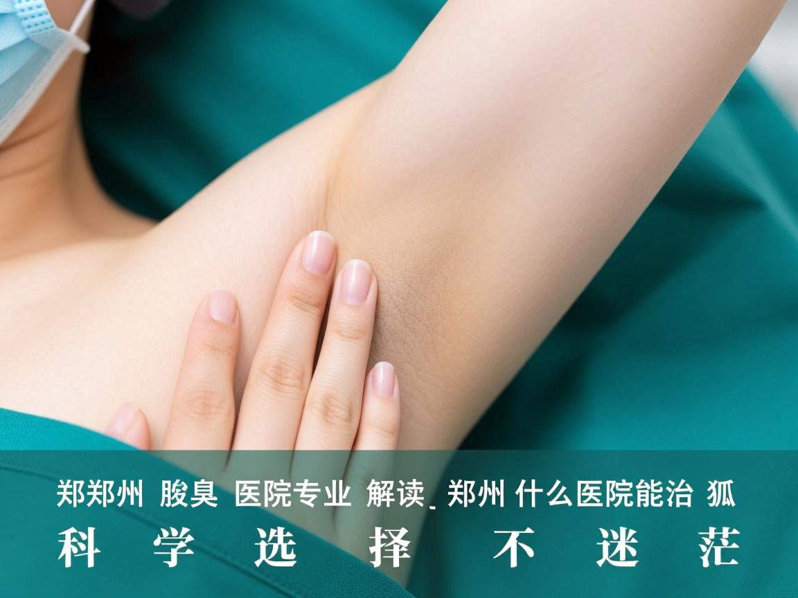郑州腋臭医院专业解读，郑州什么医院能治狐臭，科学选择不迷茫