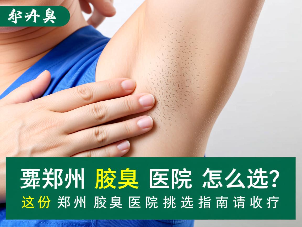 郑州腋臭医院怎么选？这份郑州腋臭医院挑选指南请收好